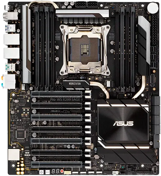 Замена батарейки bios Asus Pro WS X299 Sage II