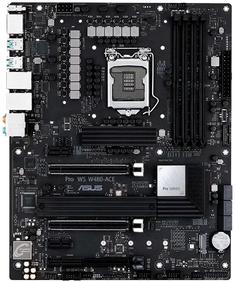 Замена батарейки bios Asus Pro WS W480-Ace