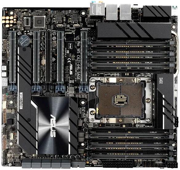 Замена батарейки bios Asus Pro WS C621-64L Sage