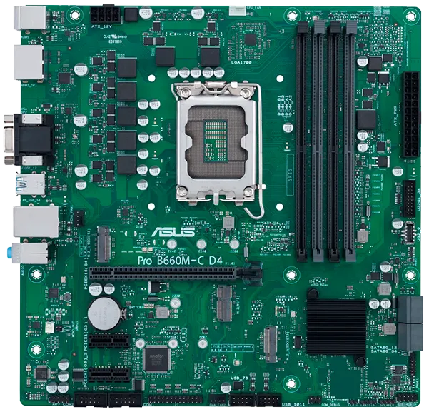Замена батарейки bios Asus Pro B660M-C D4-CSM