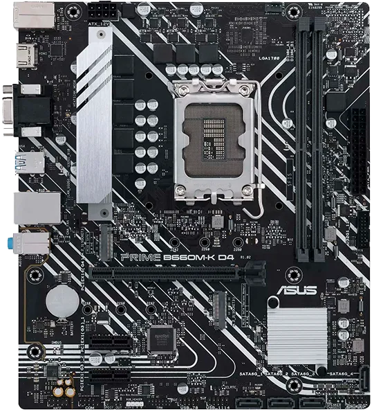 Замена батарейки bios Asus Prime B660M-K D4