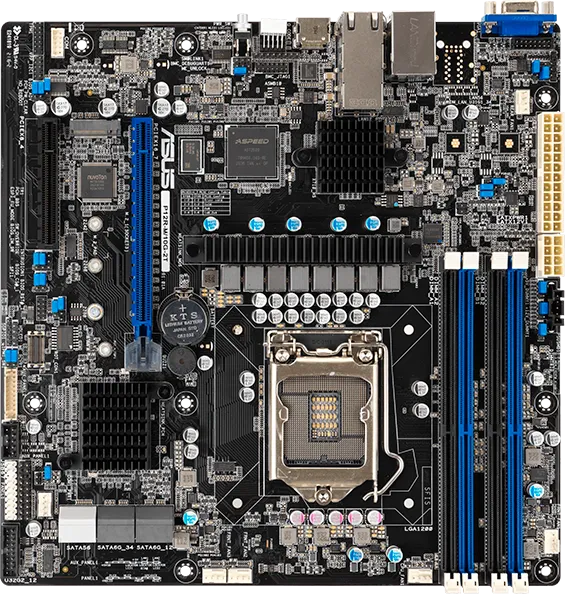 Замена батарейки bios Asus P12R-M-10G-2T